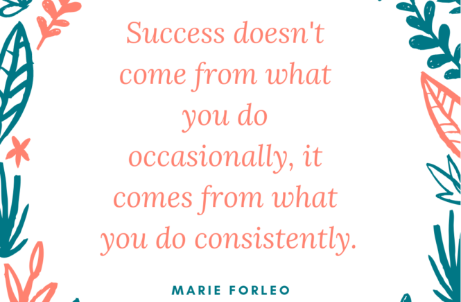 Marie Forleo's Quote about Success