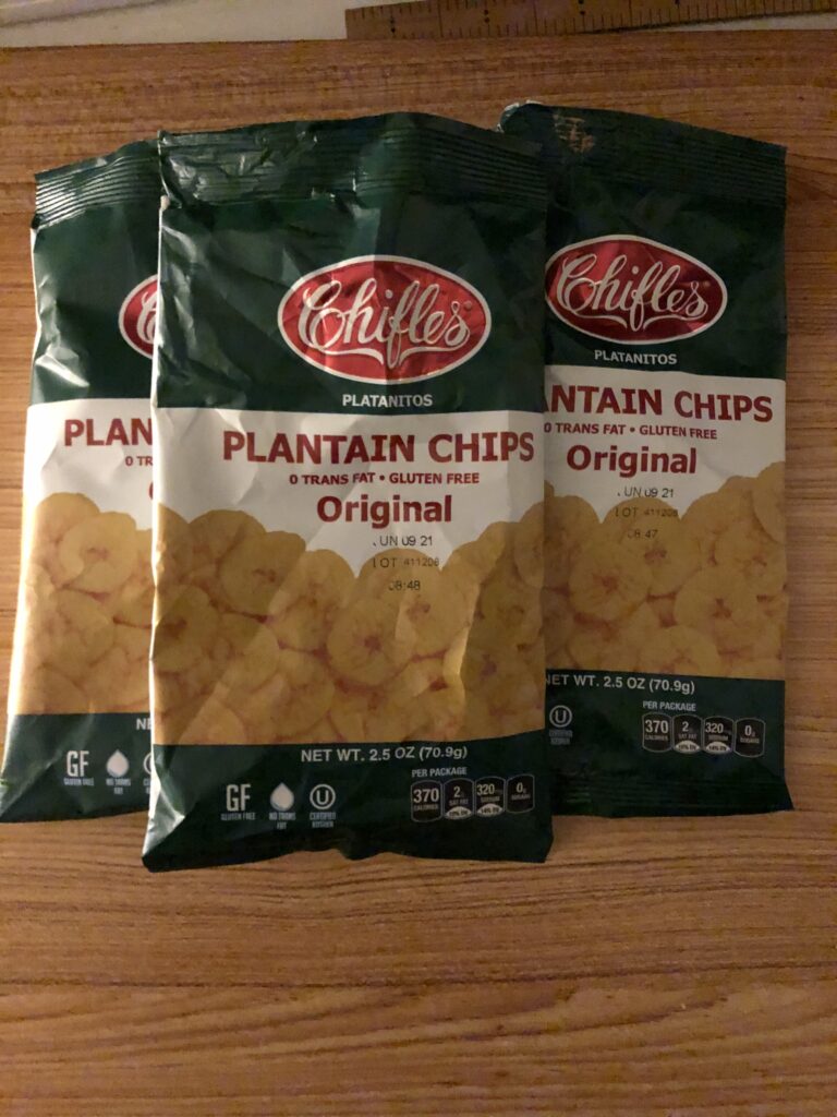 Empty Bags of Plantain Chips